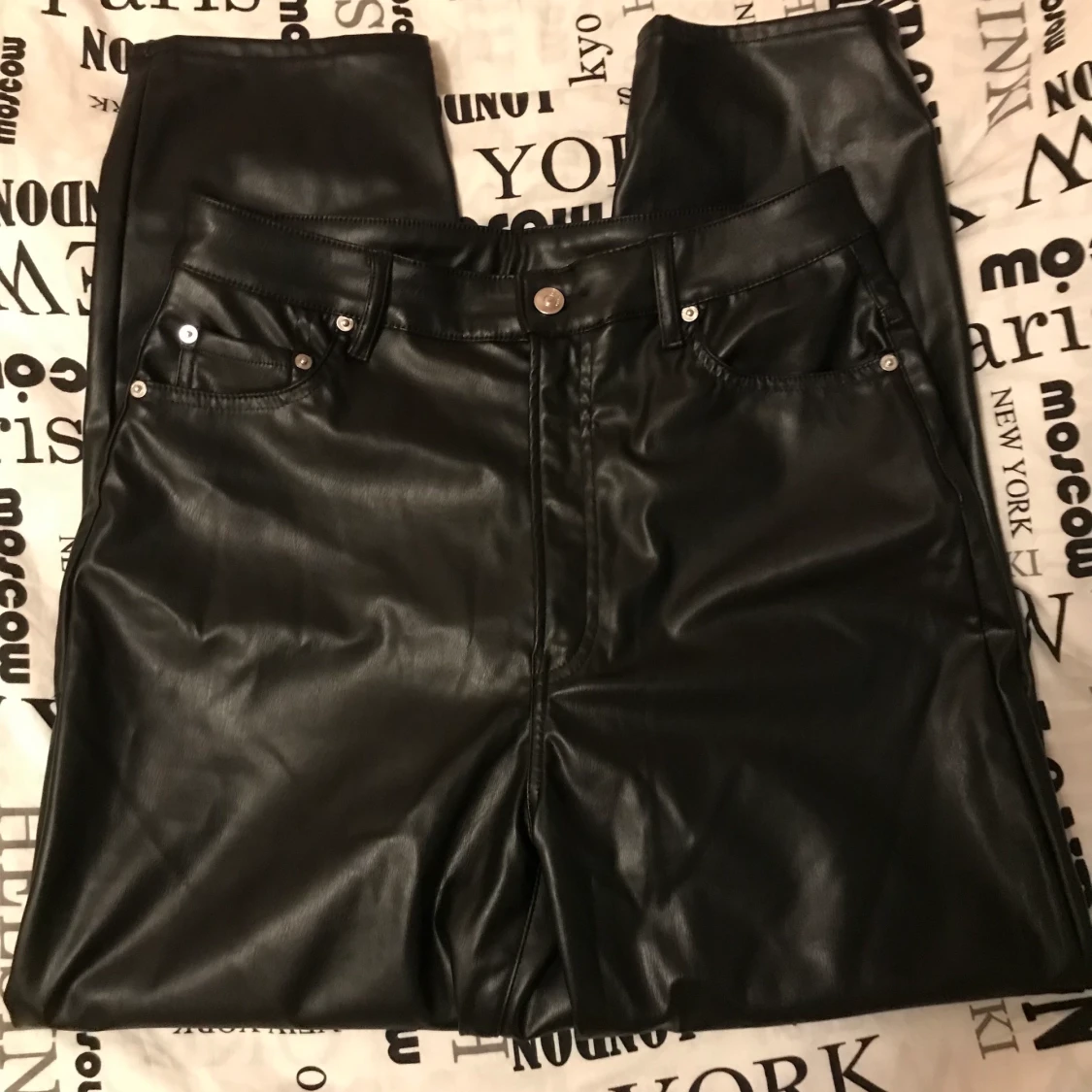 Läder byxor i fint skick