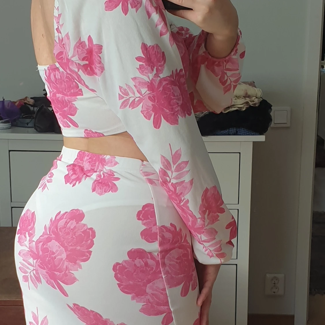 Matching Set Pink Flowers 🌸  - 90