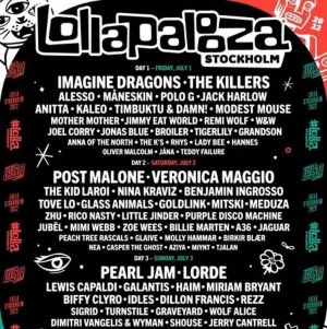Lollapalooza ALLA dagar - Hey! Köpte biljett för hela festivalen 2020 och har nu stått på förhinder. Säljes snarast möjligt! 