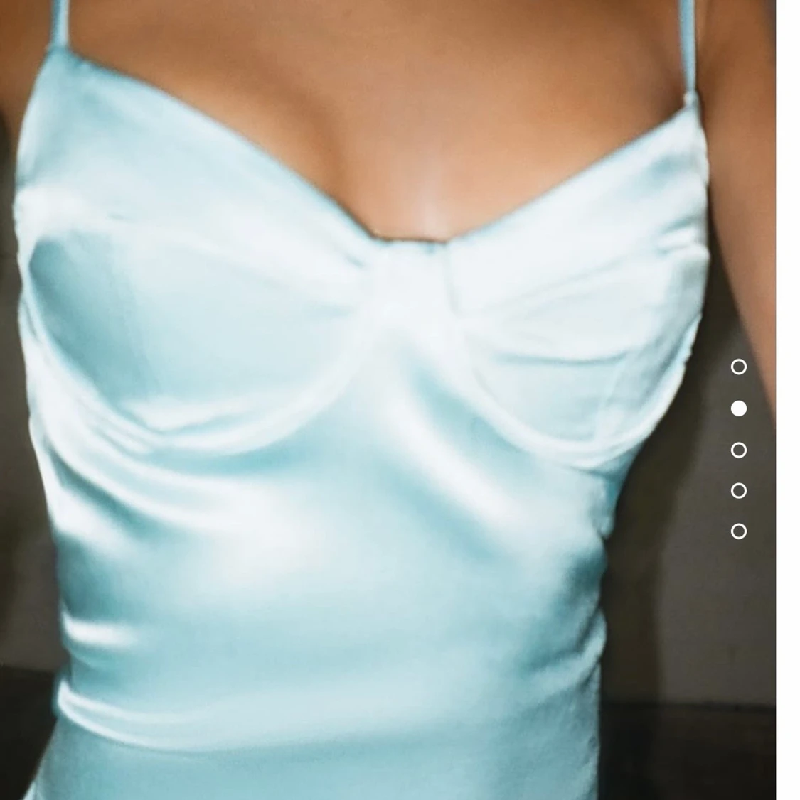 Satin klänning från zara - 90