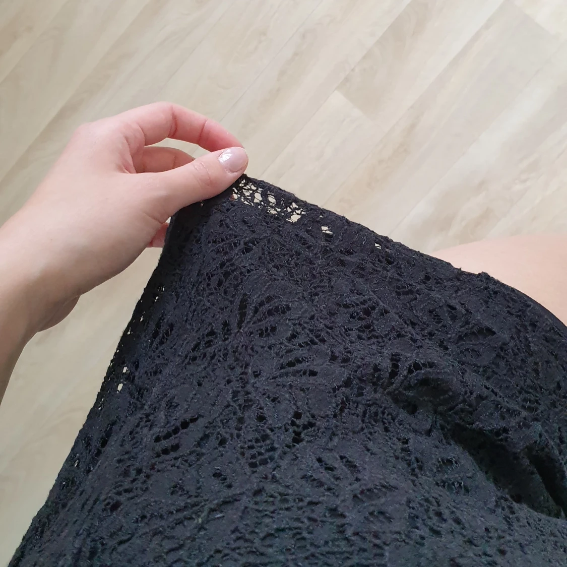 Svarta shorts i spets - 91