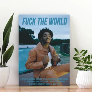  !REA! på Brent Faiyas (POSTER) - Brent Faiyas med albumet ”Fuck the world”