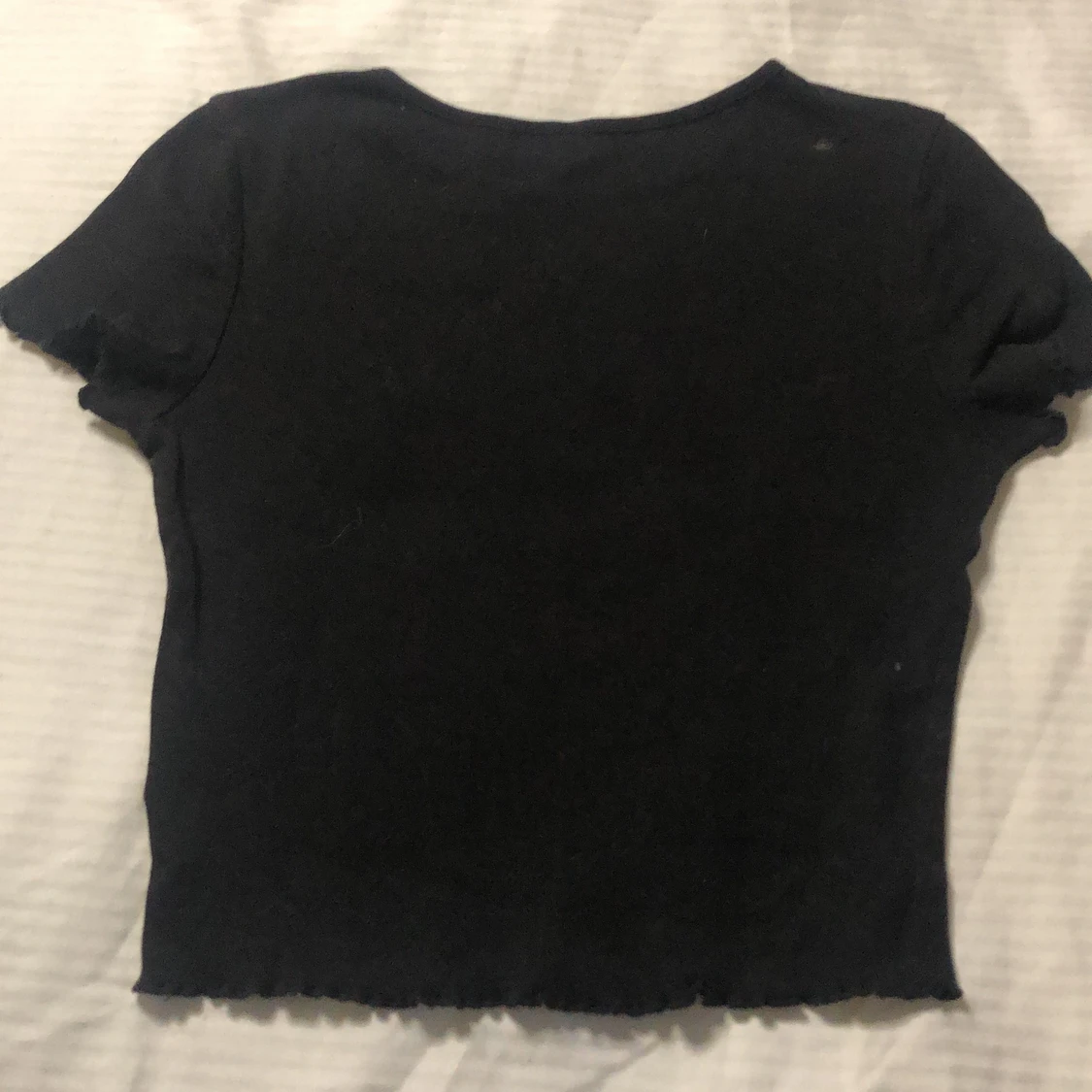 Croptop med tryck - 91