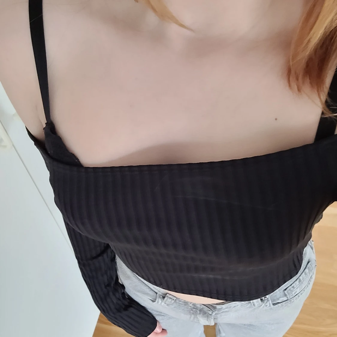 🖤Svart Ribbad Topp🖤 - 91