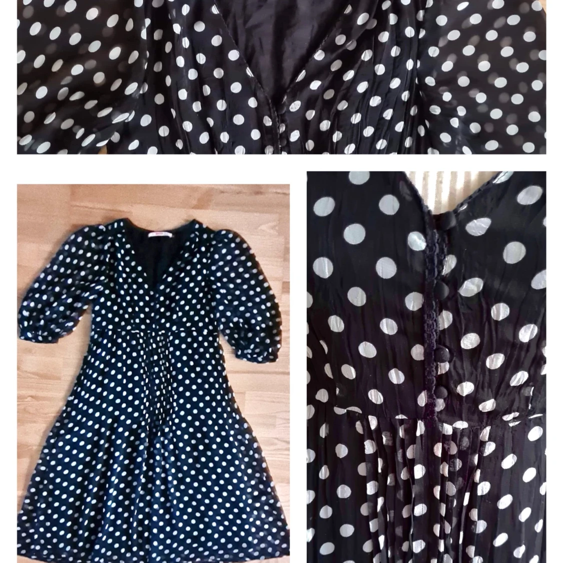 Indiska vintage / Retro klänning i toppskick Stl M  - 91