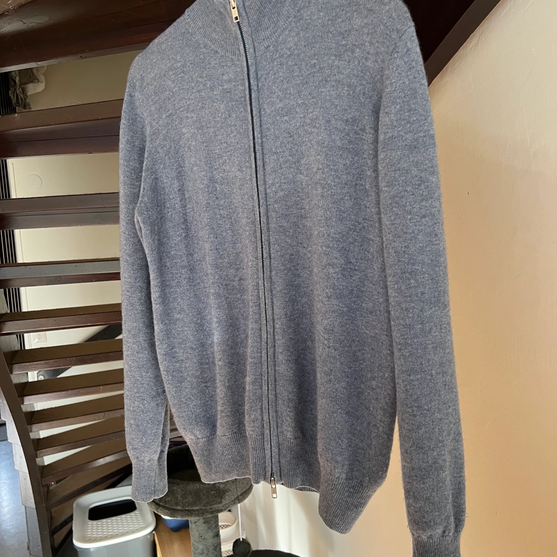 Soft goat zip tröja  - 91