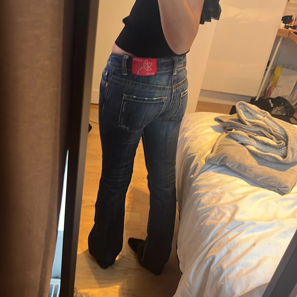Lågmidjade jeans  - 90