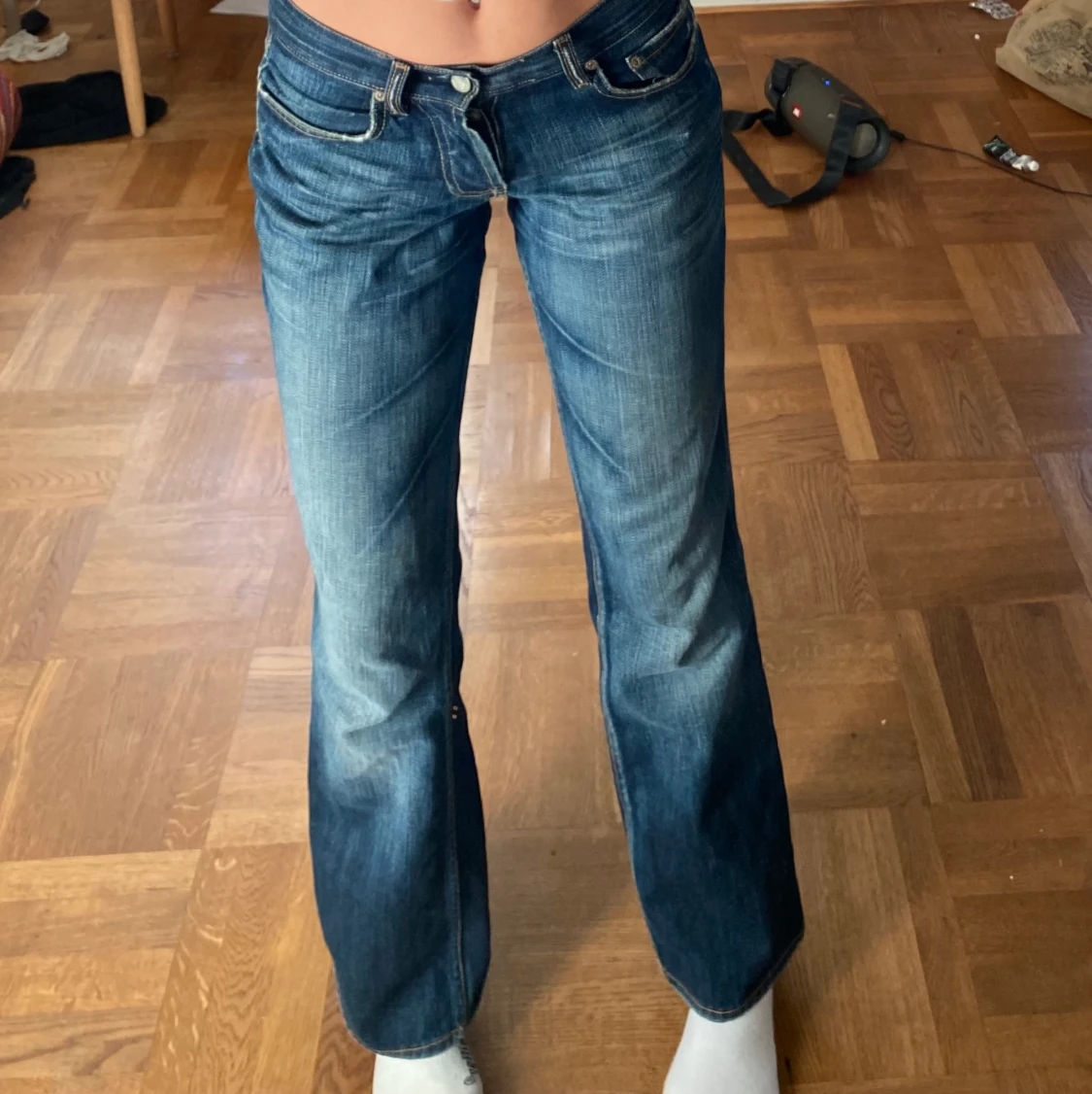 Lågmidjade cult jeans 