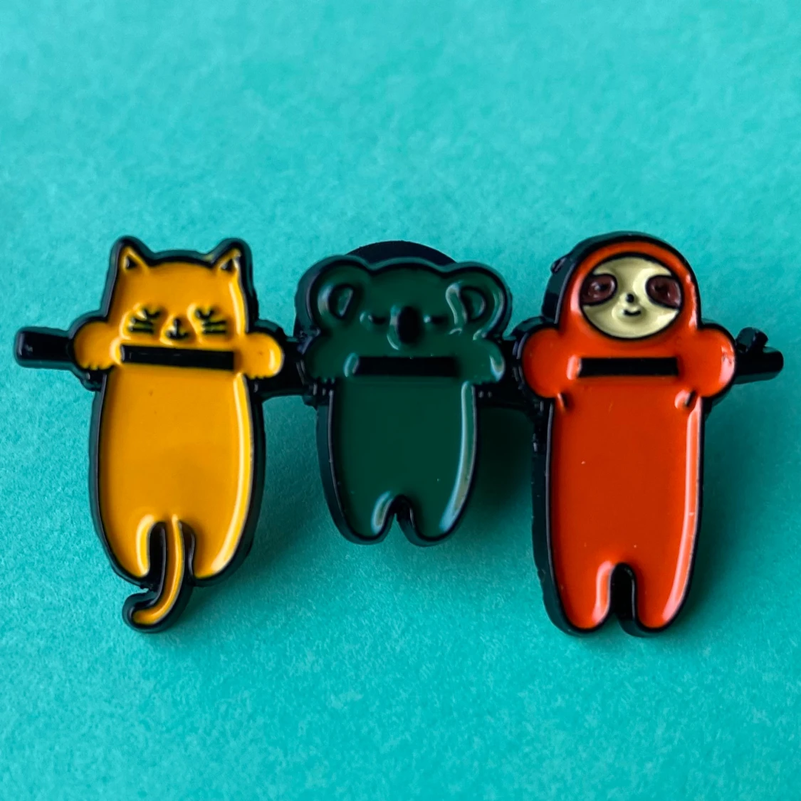 Tre vänner pin 🧡