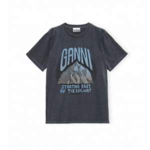Säljer denna Ganni t-shirt 💖 super fin och bra skick! 