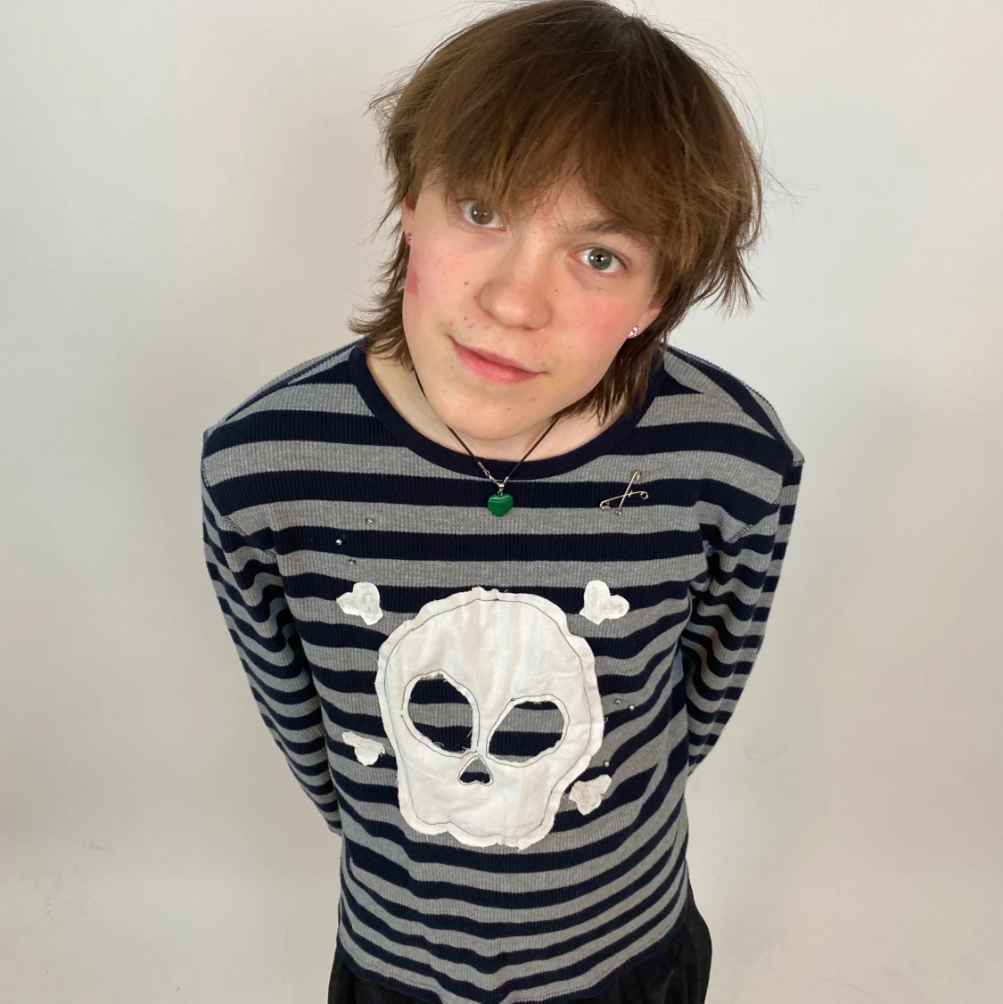 Randig sweatshirt <3 - 90