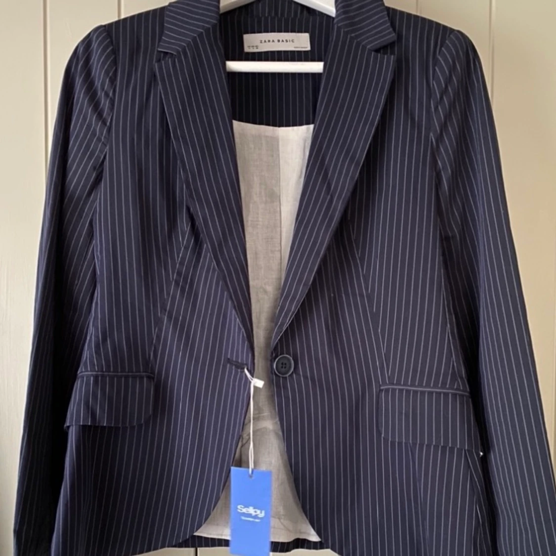 Marinblå kavaj från Zara