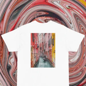 Limitless OG t-shirt  - Klassisk vit t-shirt med otroligt tryck på ryggen. Bästa kvaliten för minsta möjliga pris. 💌
