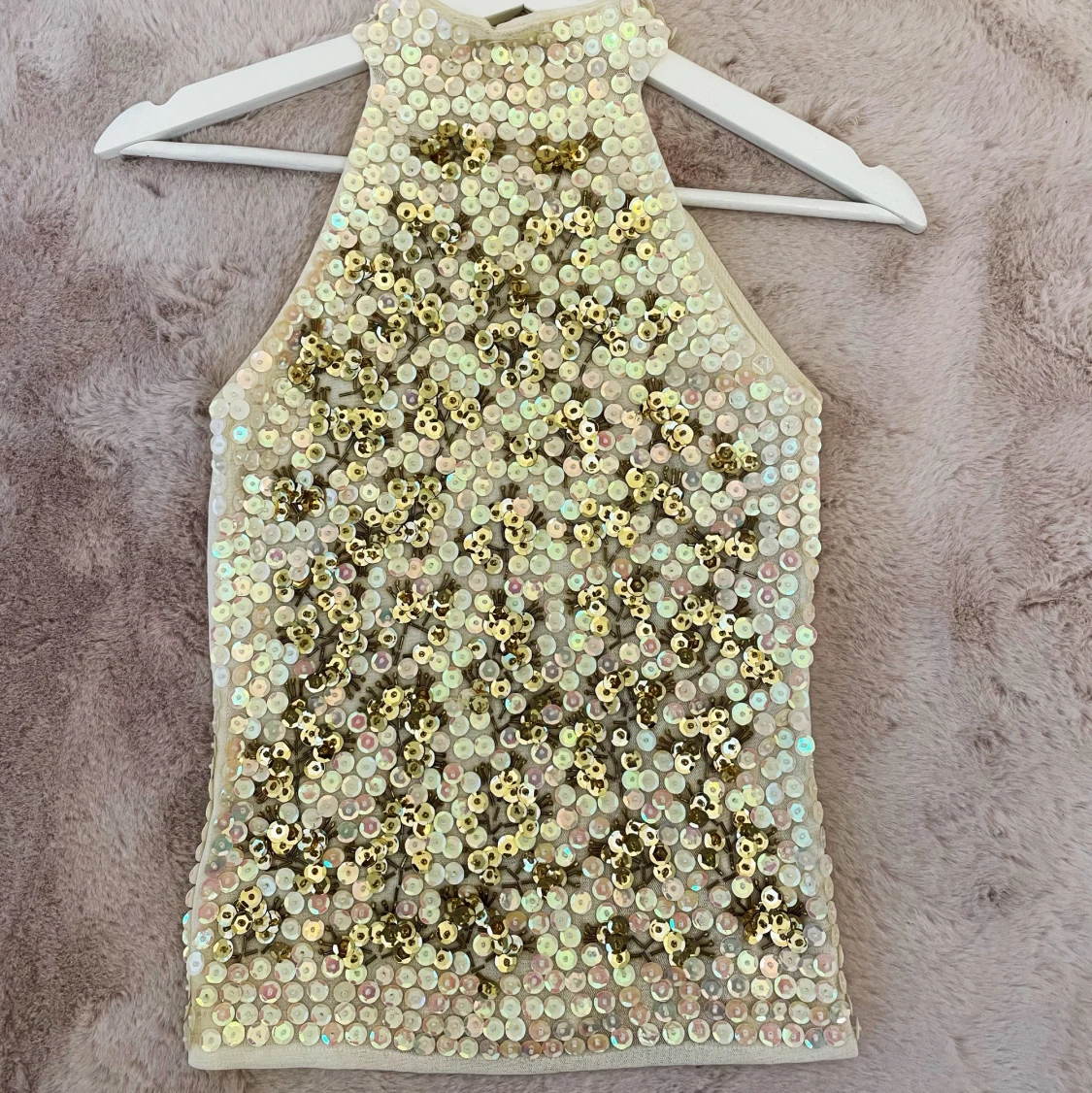 Paljett topp strl S/M