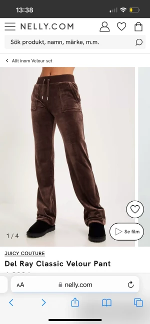 Bruna juicy byxor  - Säljer nu mina bruna juicy byxor storlek S kan mötas upp eller skickas 