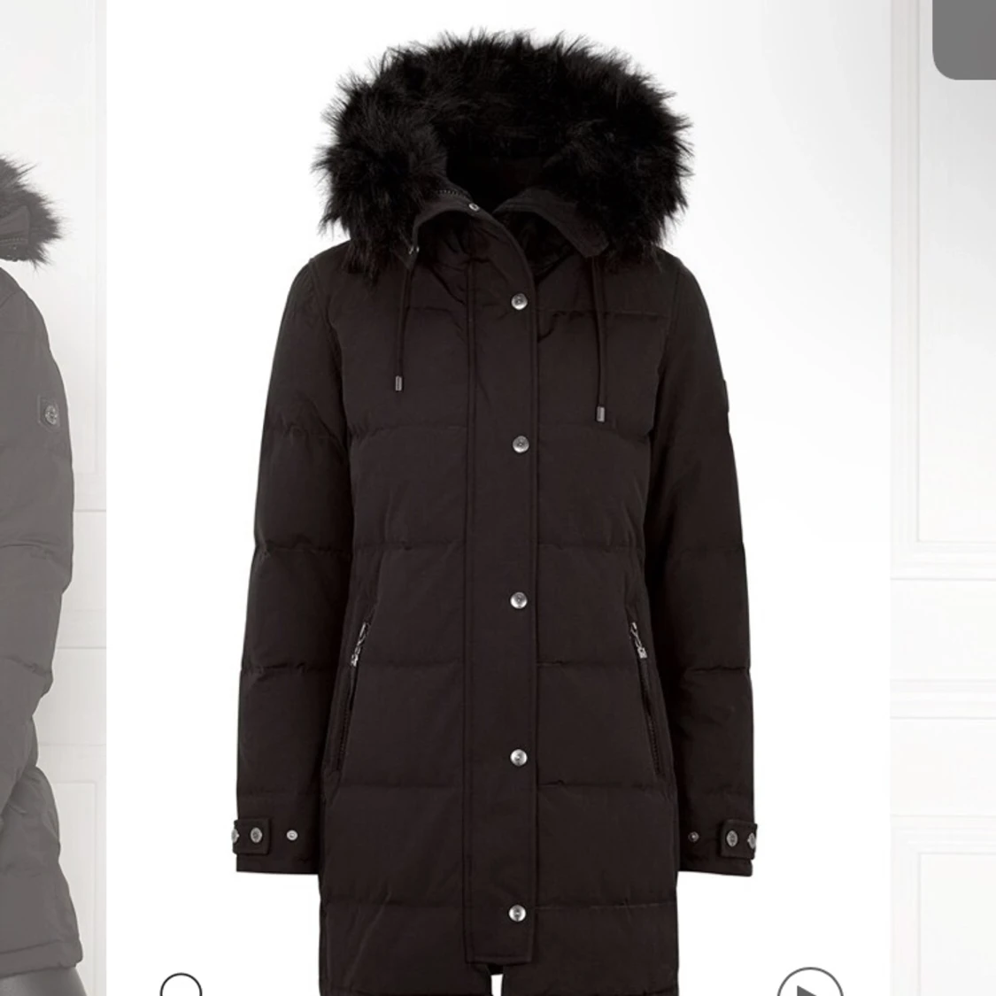 Hollies subway vinterjacka med svart päls  - 91