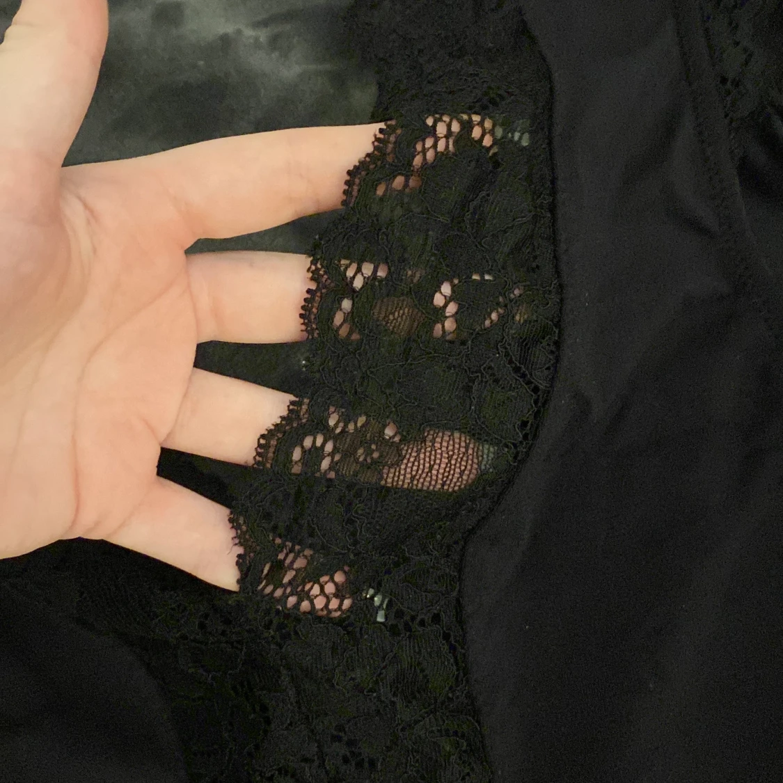 Spets Body, med V rygg  - 91