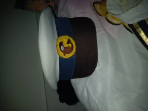 Cosplay  - Fin cosplay men kan va svett fläckar som inte går bort men har inte tvättat den då den va för liten och hade inte tvättat av förra ägaren. Den är till makoto från free   , katt finns I hemmet men rollar av kläderna innan. 