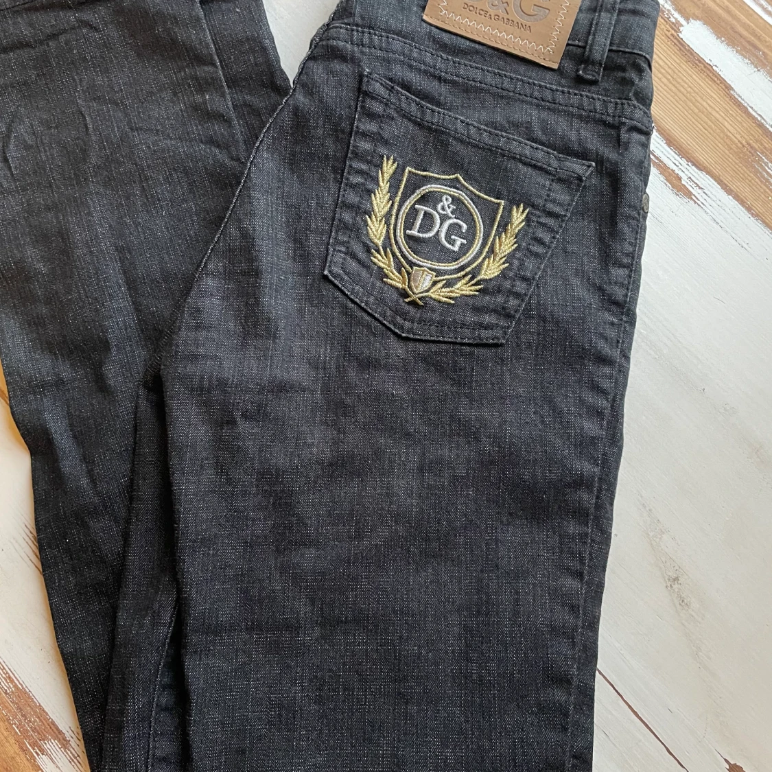 Low-rise Dolce & Gabbana jeans svart 27 - 90