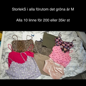 Linne  - Alla 10 för 200kr och frakt annars 35kr st 