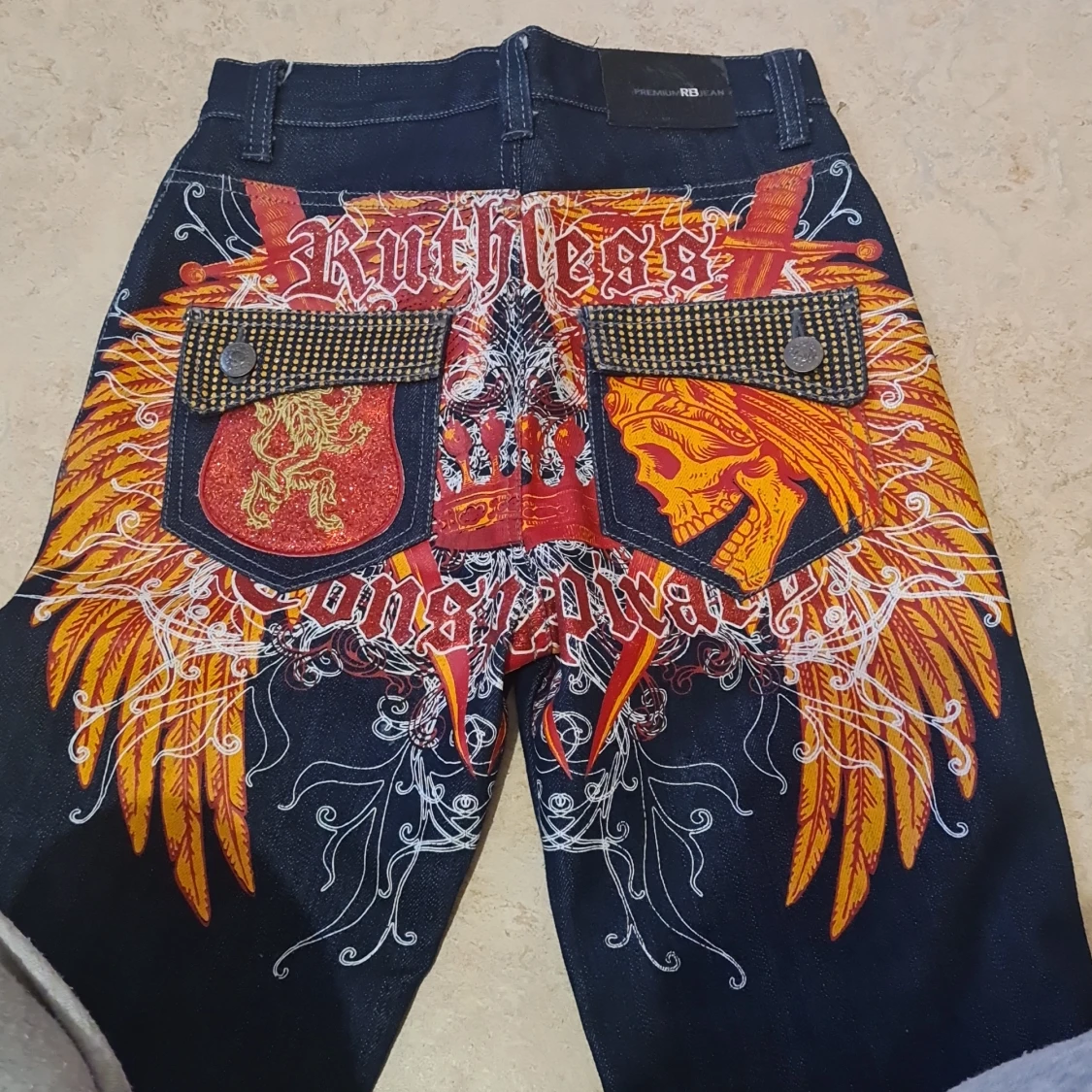 Jorts med cool tryck