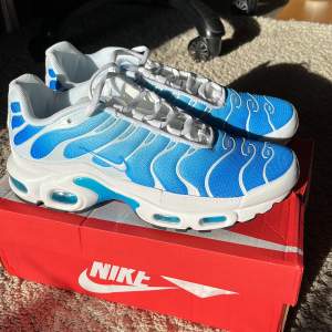 Fina airmax plus med en unik färg. Sitter true to size och box medföljer. Helt nya endast testade 