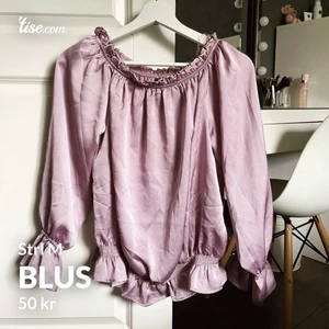 Blus - Supergullig lila blus i storlek medium/large💜