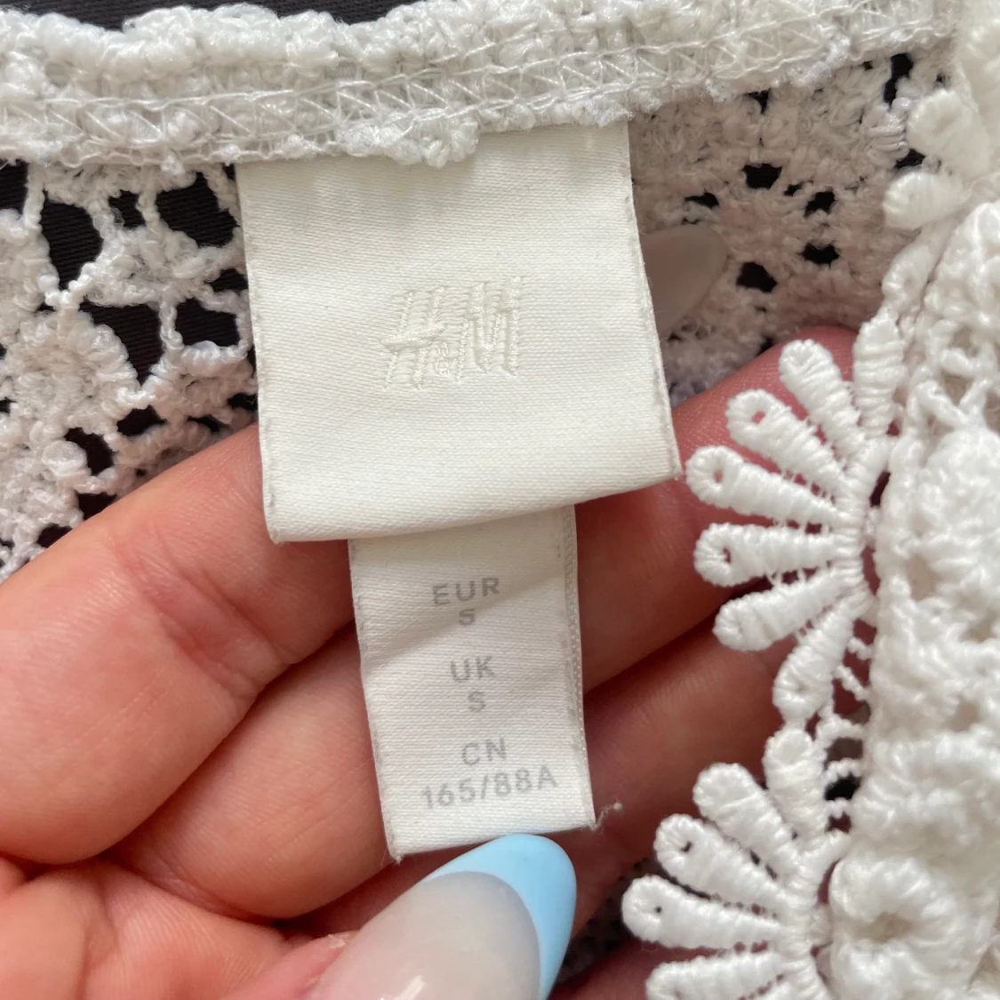 Vit topp / body - 91