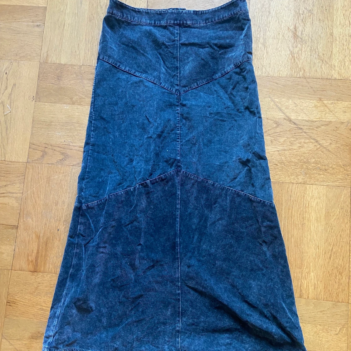 Blå manchester kjol