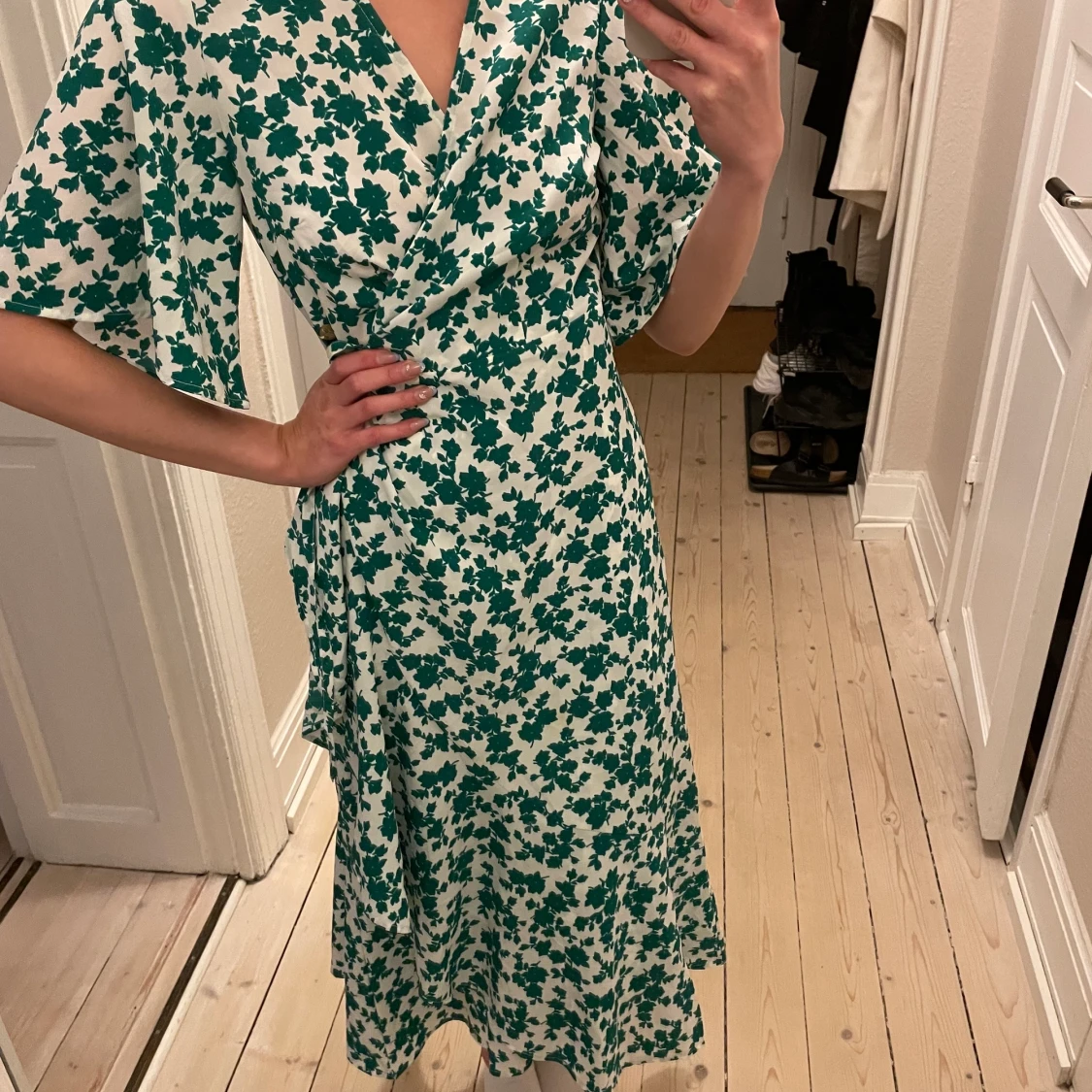 Fin mönstrad sommarklänning  - 91