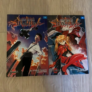 Neon Genesis Evnagelion Vol. 4,5,6,8,9 - Vol ,4,5,6,8,9 av manga serien Neon Genesis Evangelion på svenska, 20kr styck eller 80kr för alla