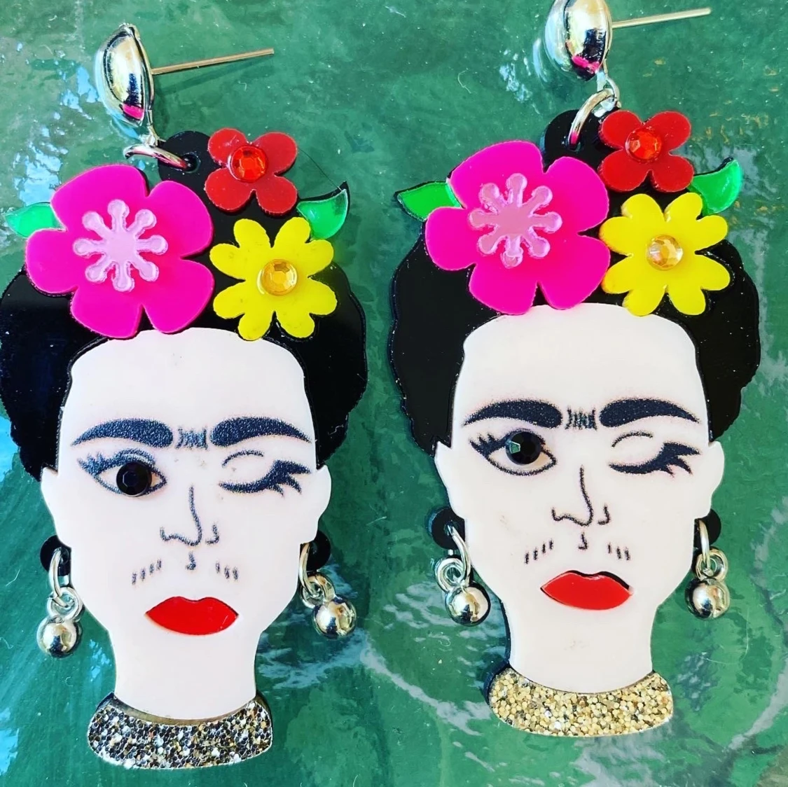 Frida Kahlo örhängen 🌸 - 91