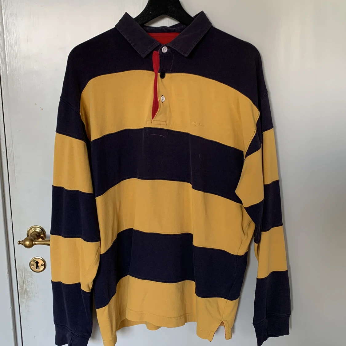 Gulsvart Rugby polo från Reunion, Strl L