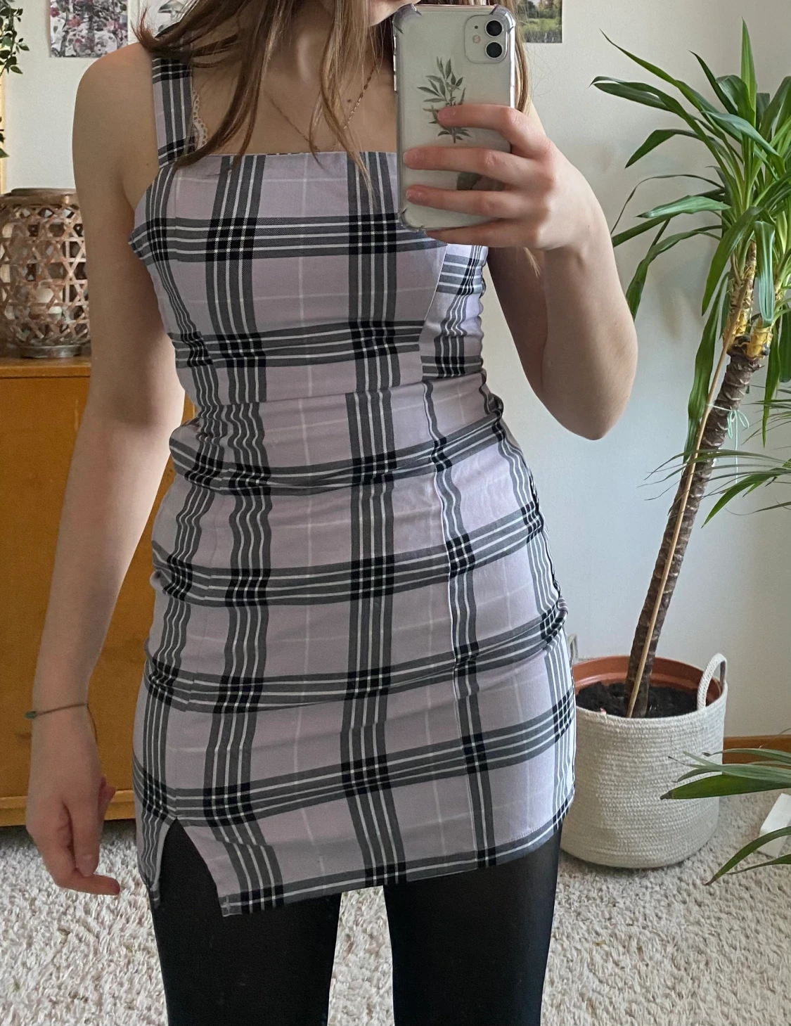 Snygg kort klänning - 90