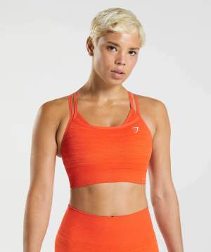 Helt ny gymshark sport BH i riktigt fräck färg🧡🧡 Dags att sätta igång på gymmet med det nya året? Fynda det perfekta tränings settet! Original pris: 500kr. Finns mer på min sida🌟💓