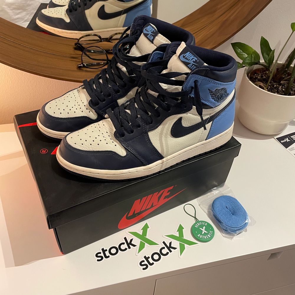 jordan 1 obsidian unc footlocker