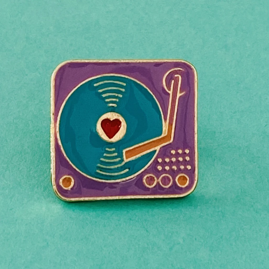 Skivspelare pin ❤️