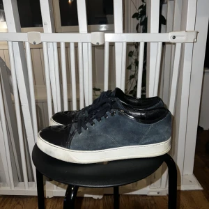 Lanvin skor - Säljer dessa lanvins i uk 7 vilket motsvarar 41 men sitter lite större.  Den har en väldigt unik blå/grön färg. De är i använt skick men har mycket kvar att ge.  Tveka inte på att höra av er om ni har frågor! Box fås inte med!