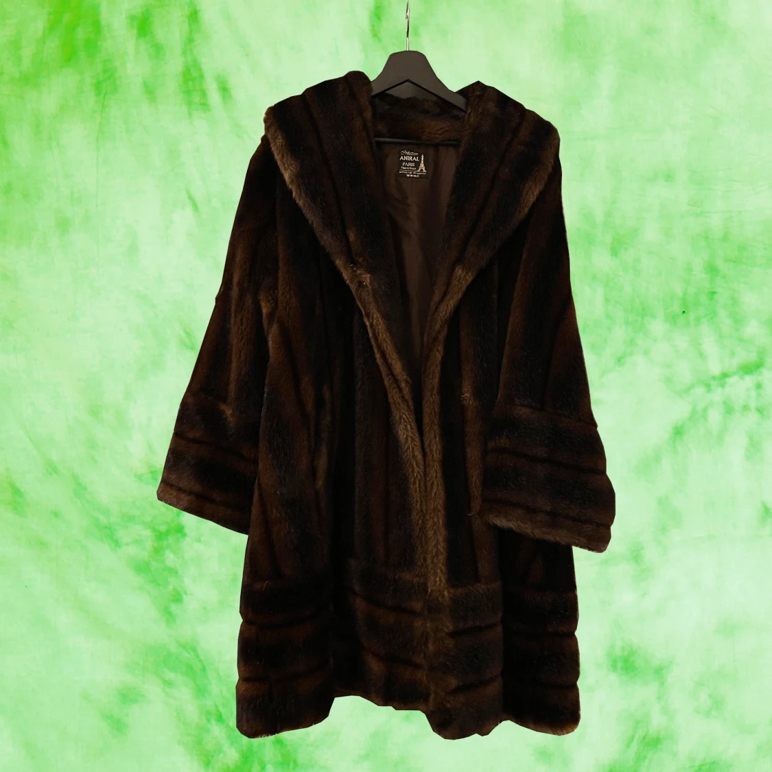 Vintage Faux Päls Jacka 60-tal