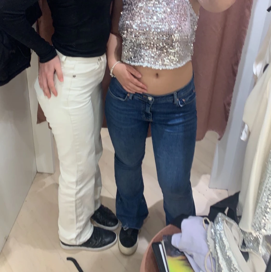 Lågmidjade jeans  - 90