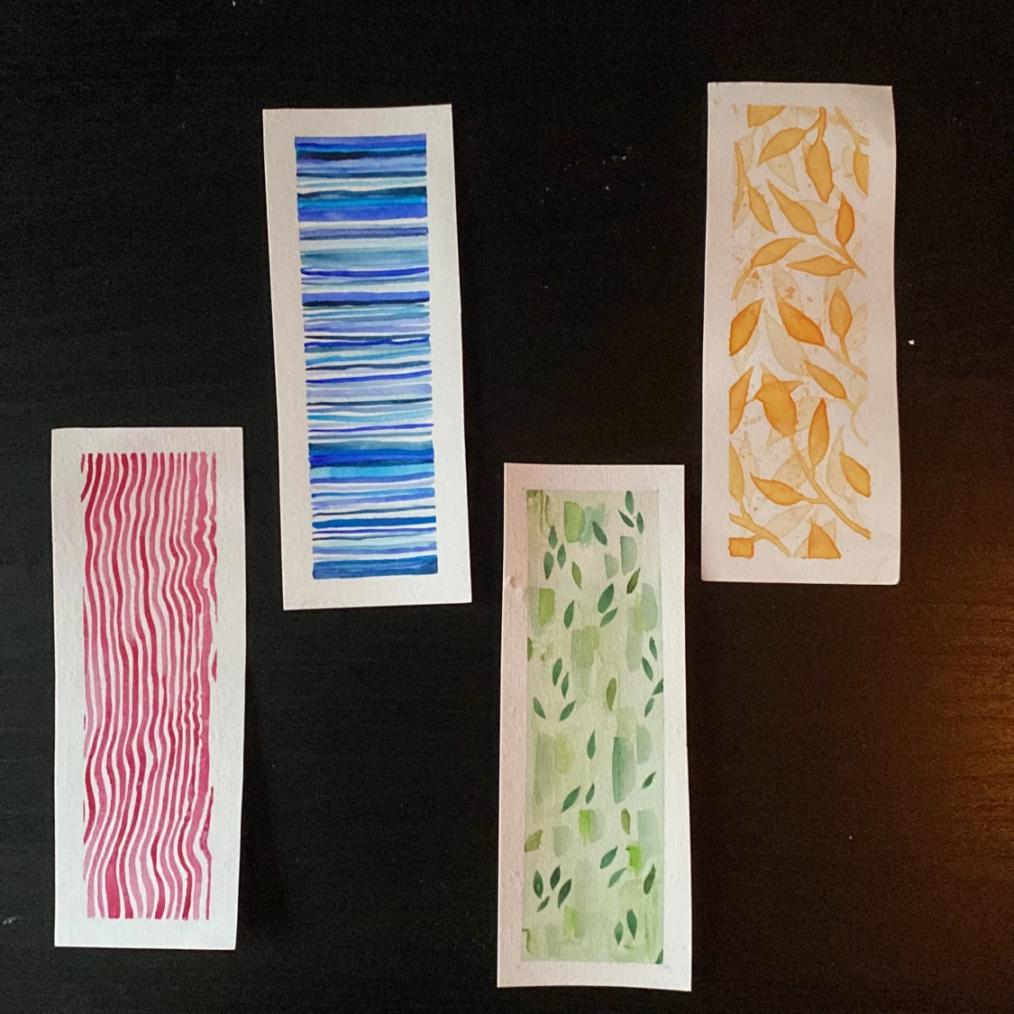 Bokmärke i akvarell - 91