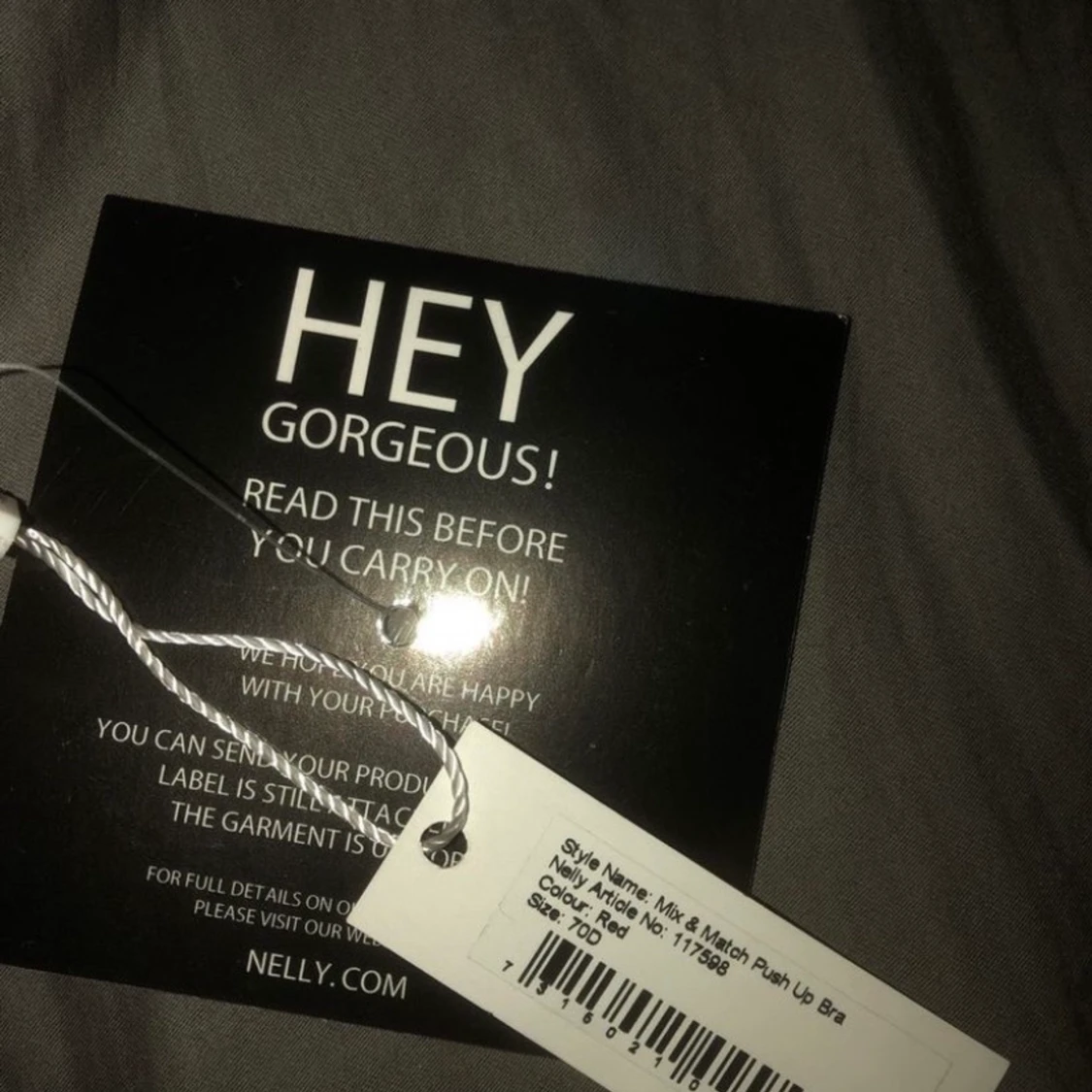 Röd bikiniöverdel  - 91