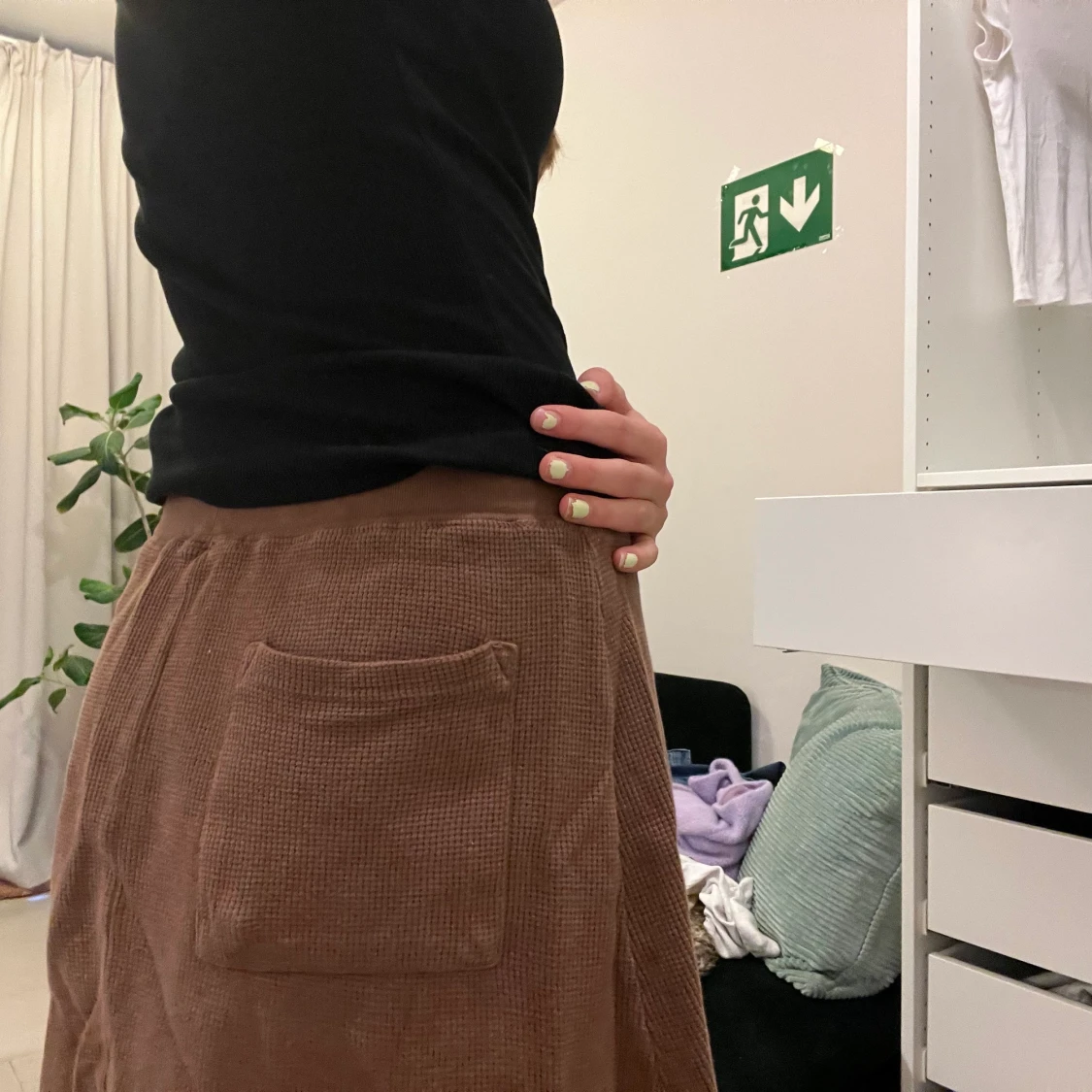 Brun brandy Melville skjol  - 91