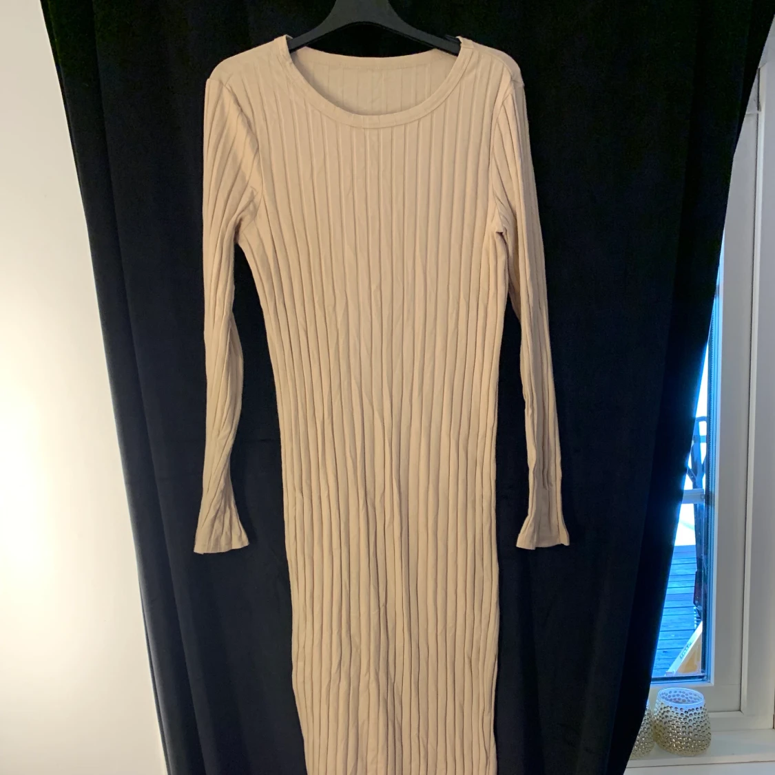 Beige långklänning - 90