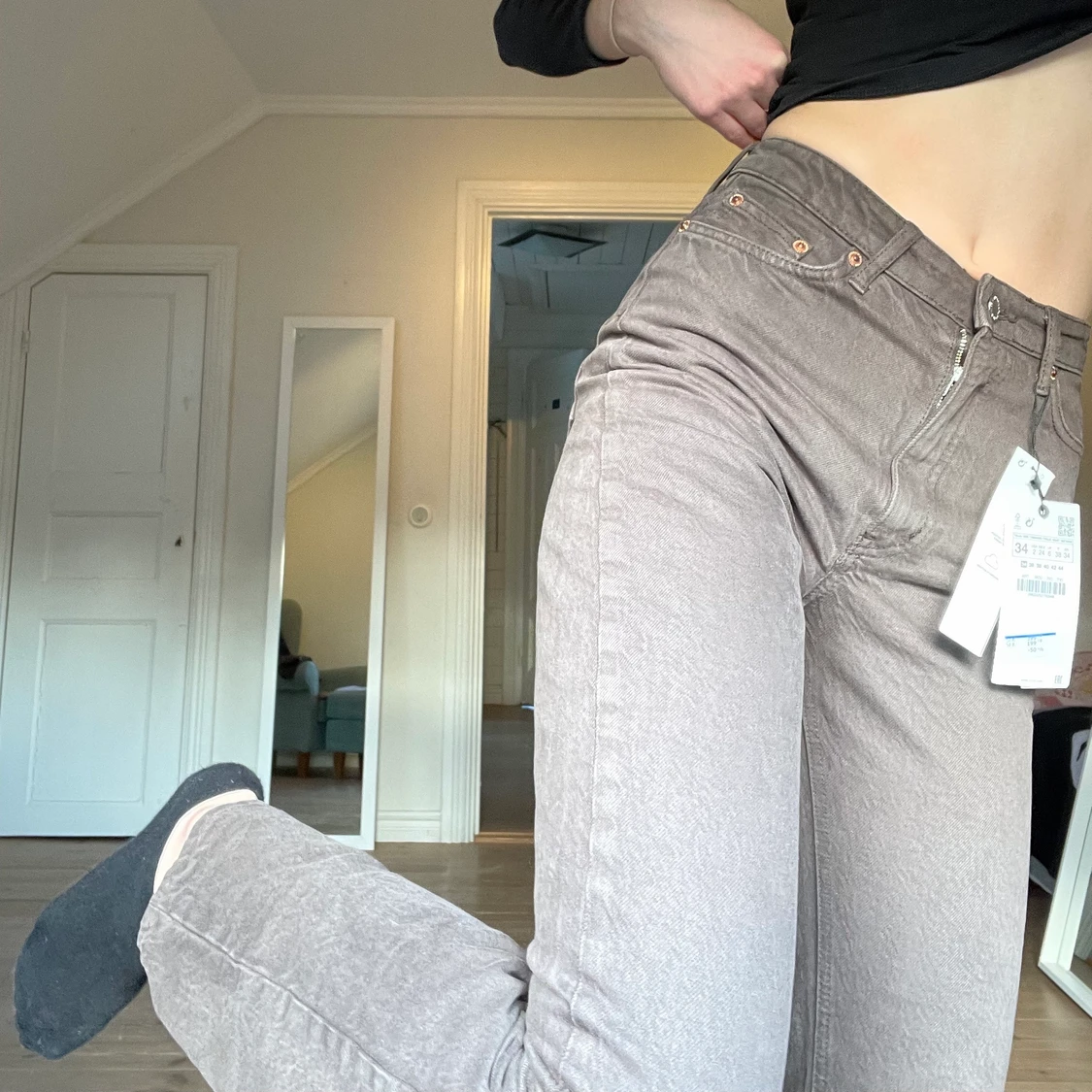 Zara jeans strl 34 - 1