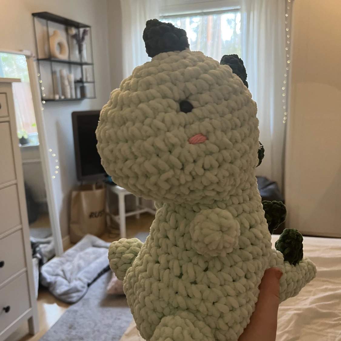 Virkad dinosaurie stor