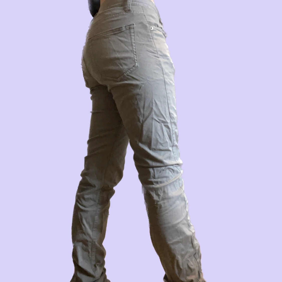 Lågmidjade byxor - 90