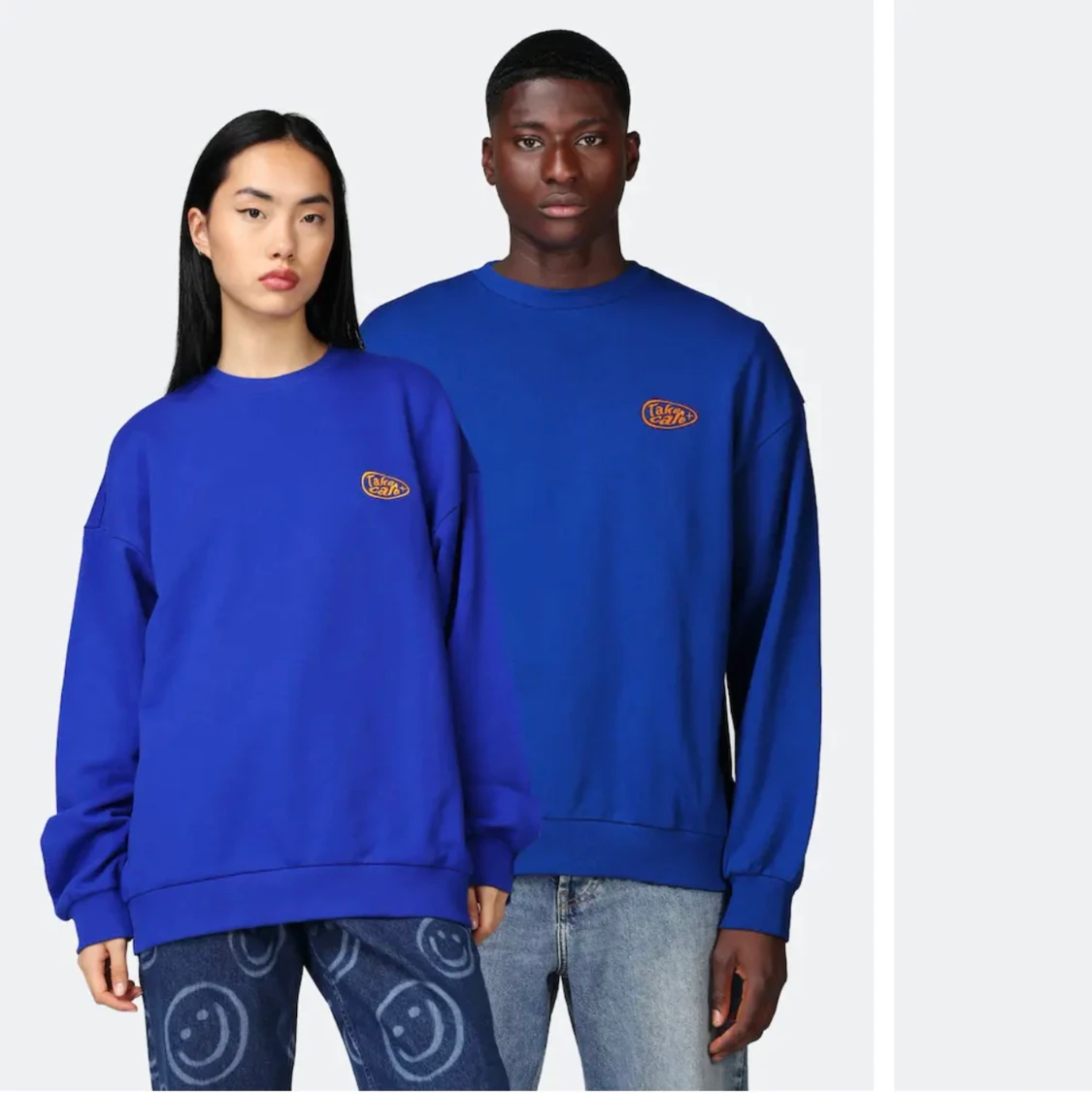 Blå sweatshirt - 91