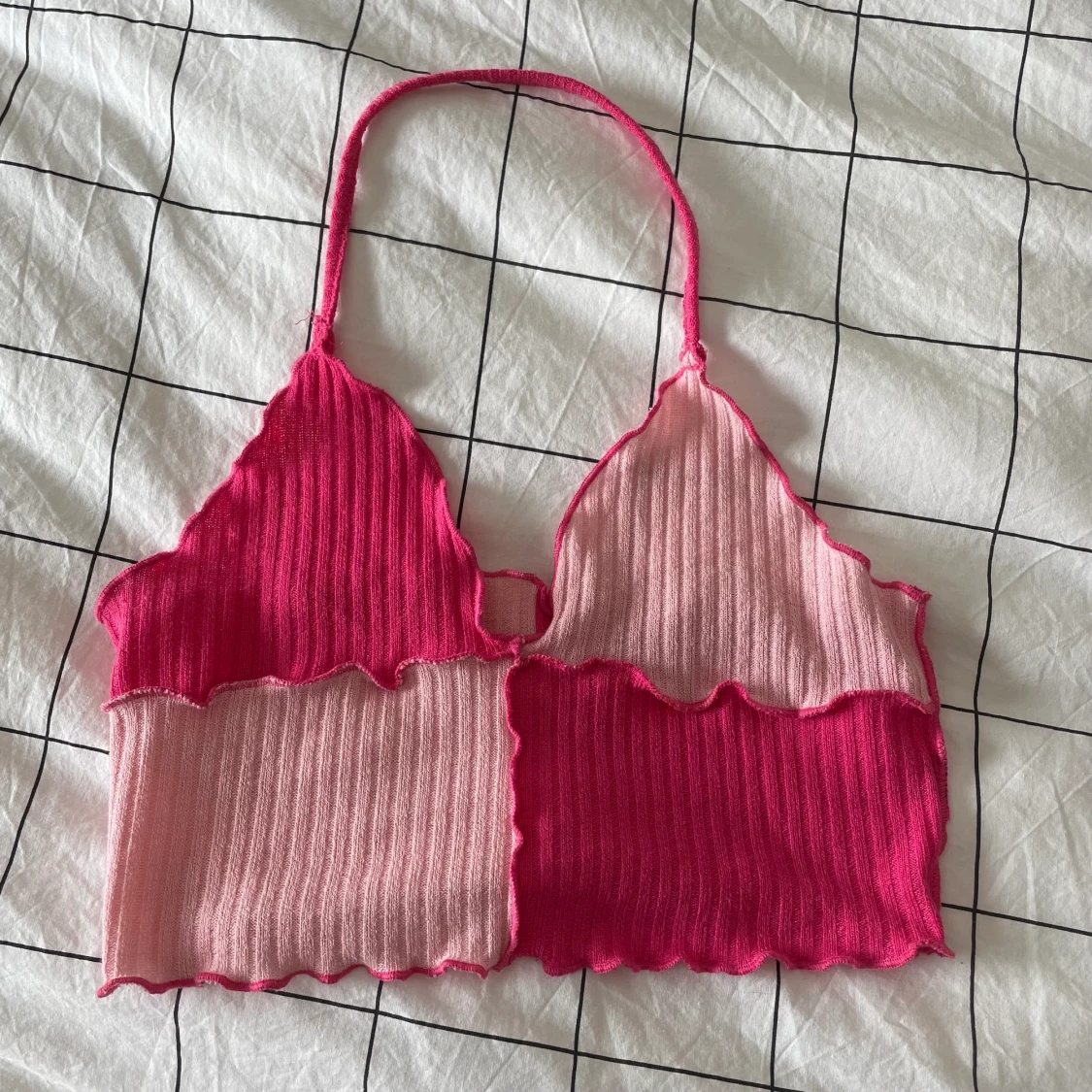 rosa halterneck topp - xs/s - 90