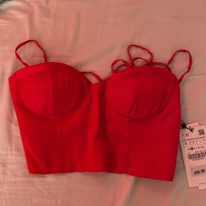 Fest topp - Jätte fin topp från zara, satt tyvärr inte så fint på mig. Har snörning i ryggen, aldrig använd.